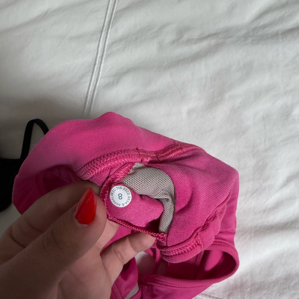 Women's Pink Sports Bra - Picture 3 of 3